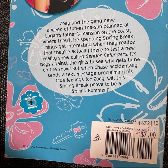 Scholastic Blue and Pink Adventure Book - Picture 2 of 4